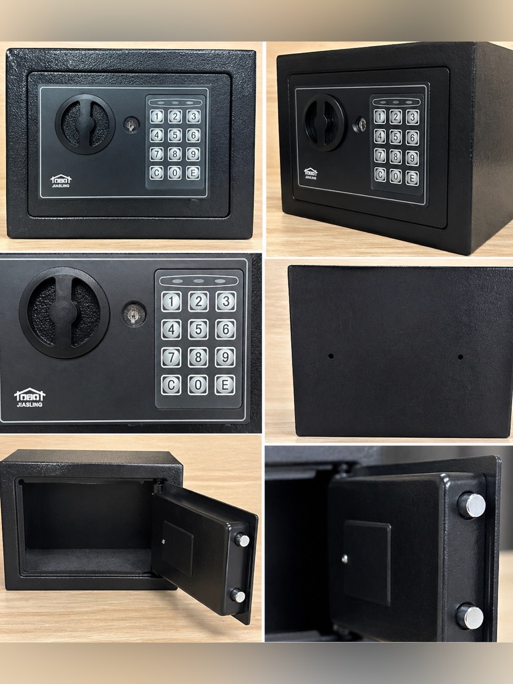 Jasling Electronic Safe - Black